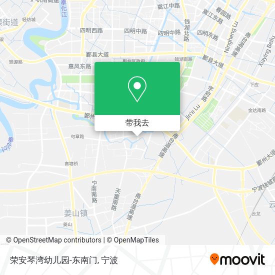 荣安琴湾幼儿园-东南门地图