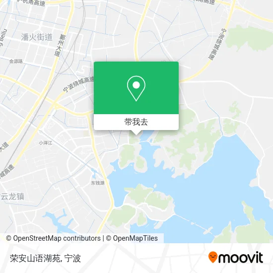 荣安山语湖苑地图