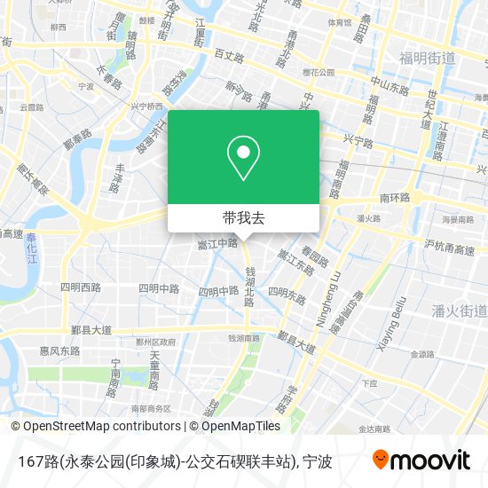 167路(永泰公园(印象城)-公交石碶联丰站)地图