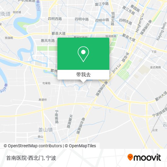 首南医院-西北门地图