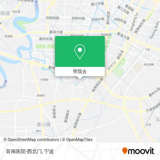首南医院-西北门地图