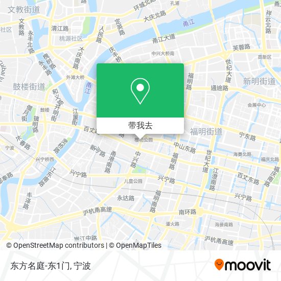 东方名庭-东1门地图