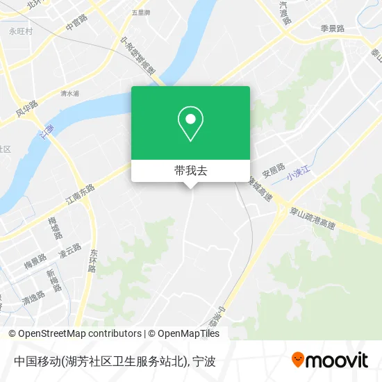 中国移动(湖芳社区卫生服务站北)地图