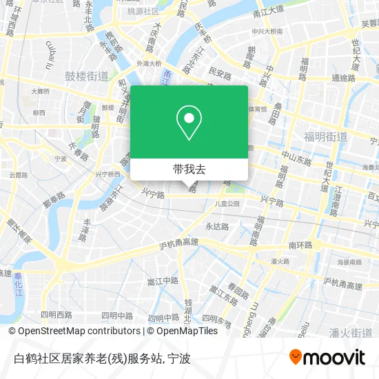 白鹤社区居家养老(残)服务站地图