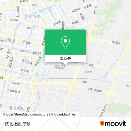 镇北社区地图