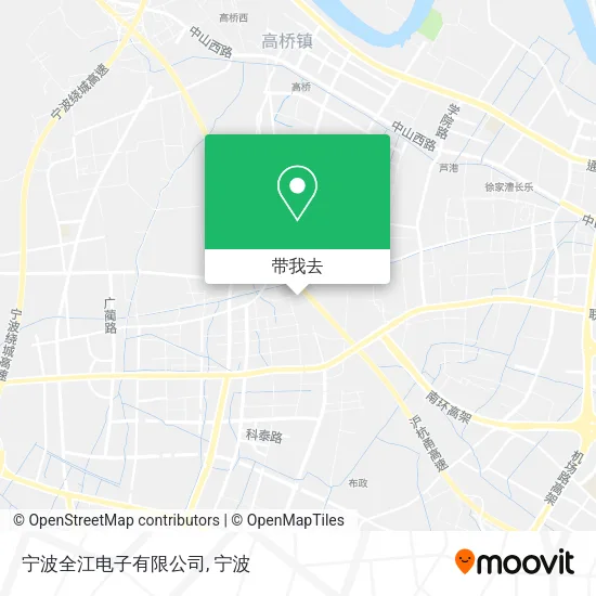 宁波全江电子有限公司地图