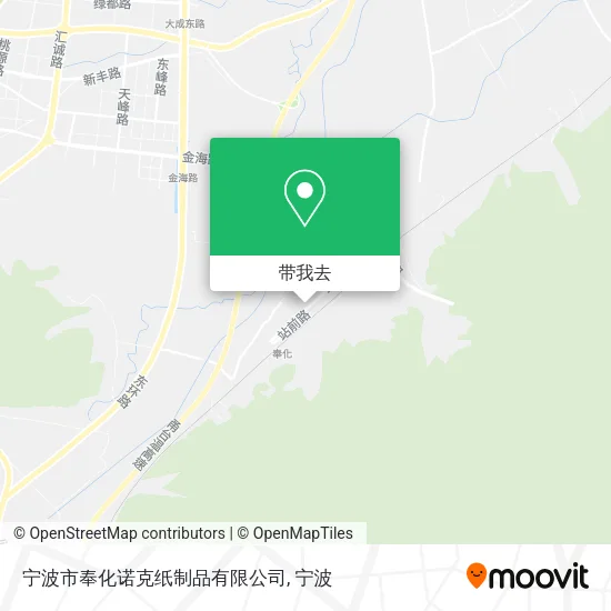 宁波市奉化诺克纸制品有限公司地图