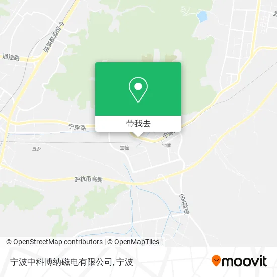 宁波中科博纳磁电有限公司地图