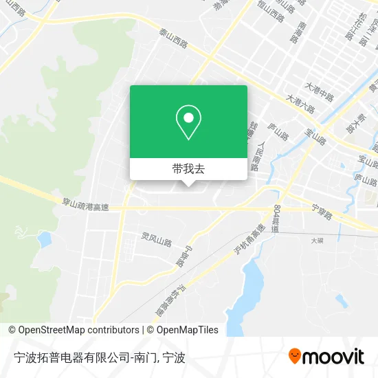 宁波拓普电器有限公司-南门地图