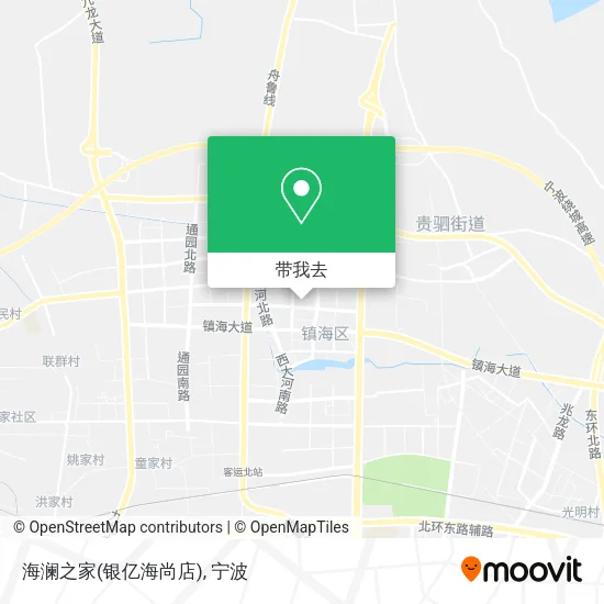 海澜之家(银亿海尚店)地图