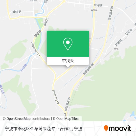 宁波市奉化区金草莓果蔬专业合作社地图
