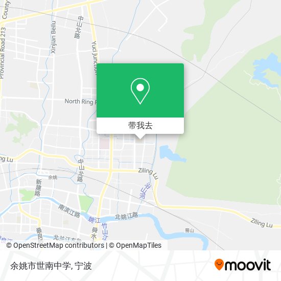 余姚市世南中学地图