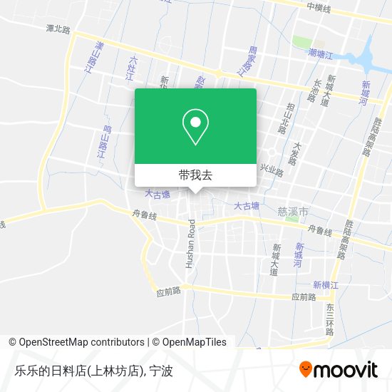 乐乐的日料店(上林坊店)地图