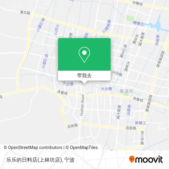 乐乐的日料店(上林坊店)地图