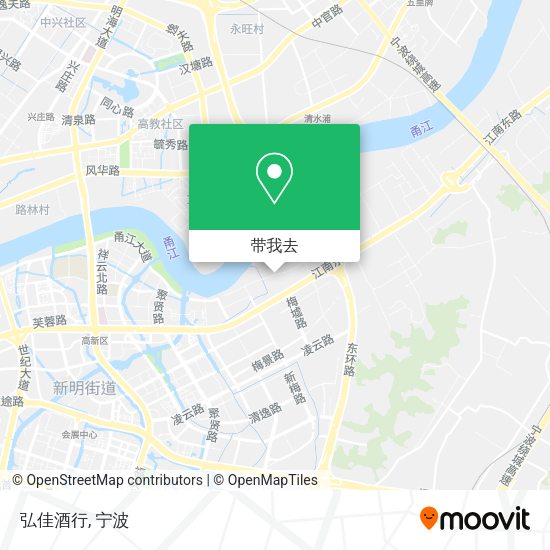 弘佳酒行地图