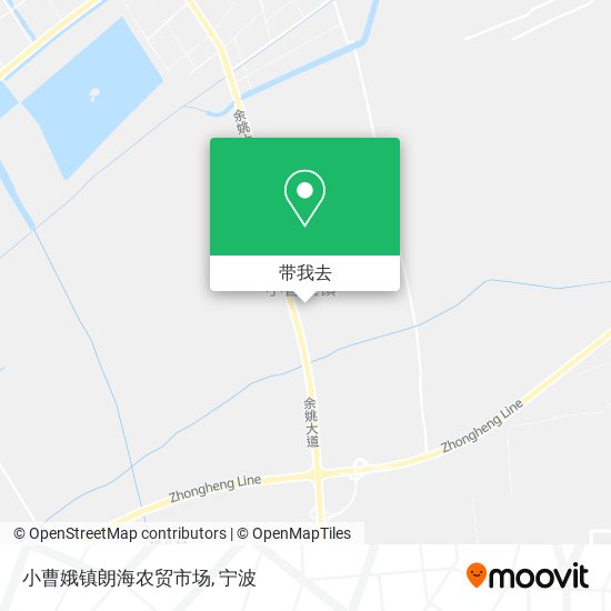 小曹娥镇朗海农贸市场地图
