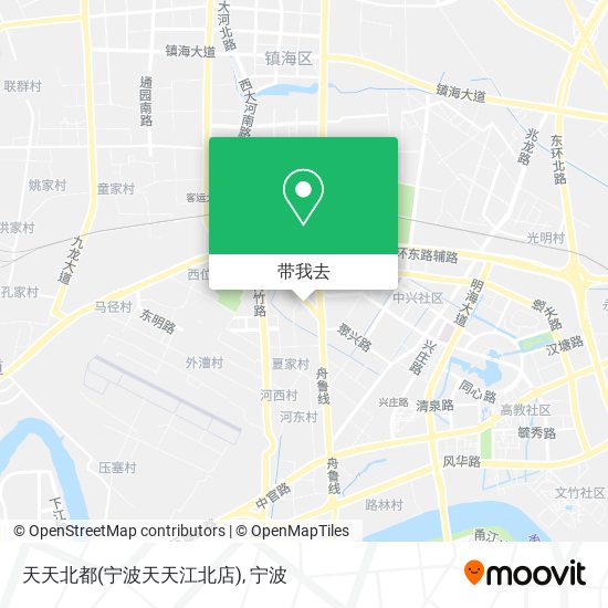 天天北都(宁波天天江北店)地图