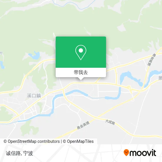 诚信路地图