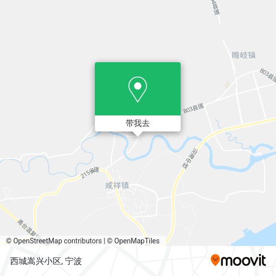 西城嵩兴小区地图