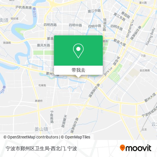 宁波市鄞州区卫生局-西北门地图