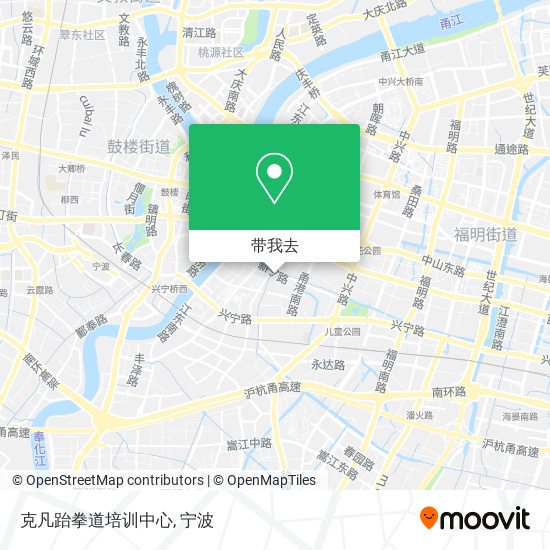 克凡跆拳道培训中心地图