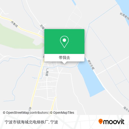 宁波市镇海城北电烙铁厂地图
