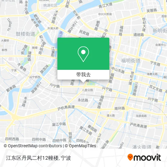 江东区丹凤二村12幢楼地图
