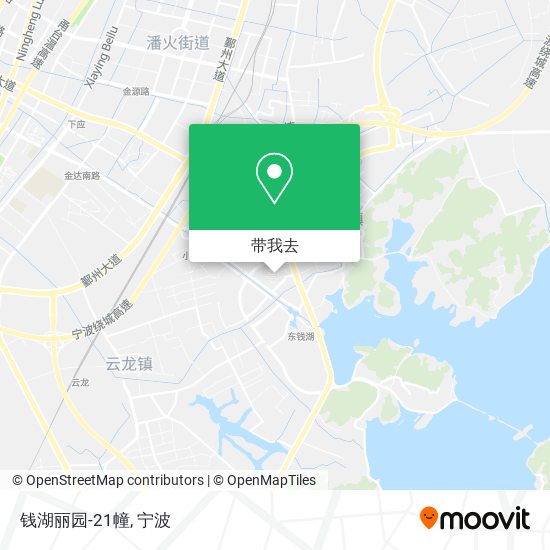 钱湖丽园-21幢地图