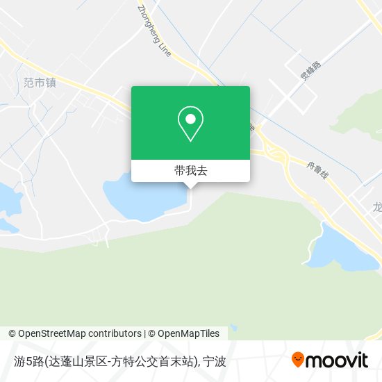 游5路(达蓬山景区-方特公交首末站)地图