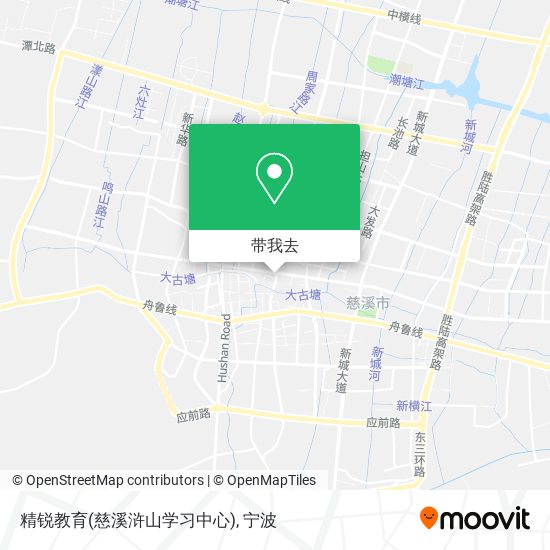 精锐教育(慈溪浒山学习中心)地图
