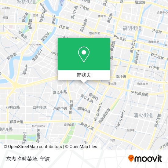 东湖临时菜场地图