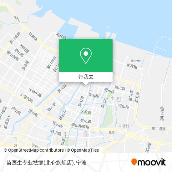 苗医生专业祛痘(北仑旗舰店)地图