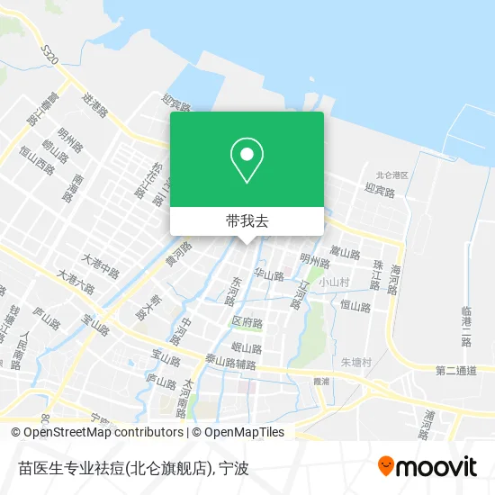 苗医生专业祛痘(北仑旗舰店)地图