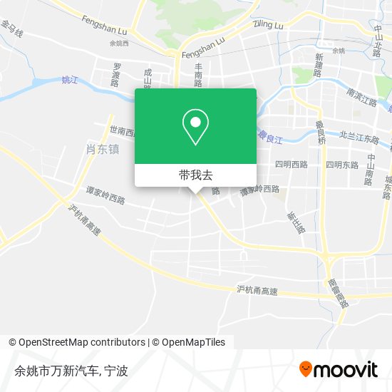 余姚市万新汽车地图