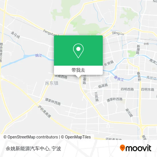余姚新能源汽车中心地图