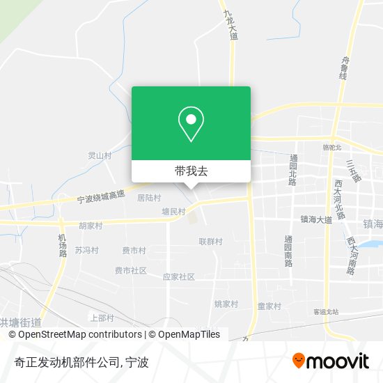 奇正发动机部件公司地图