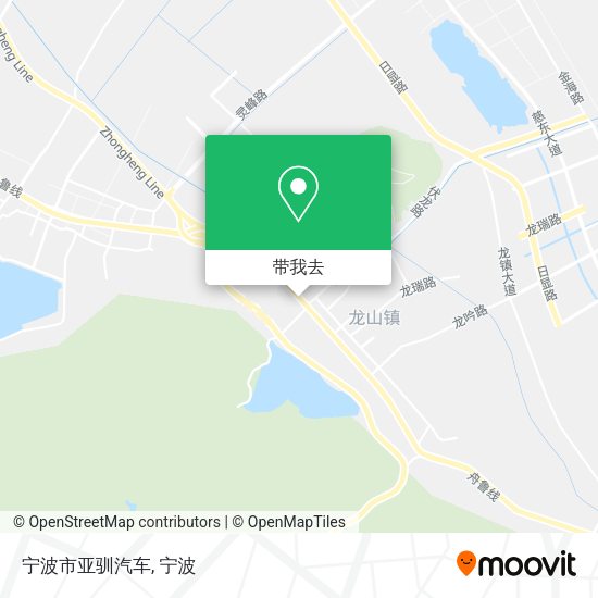 宁波市亚驯汽车地图