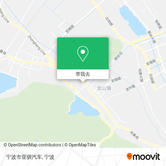 宁波市亚驯汽车地图