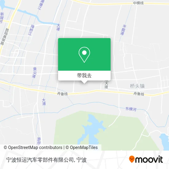 宁波恒运汽车零部件有限公司地图