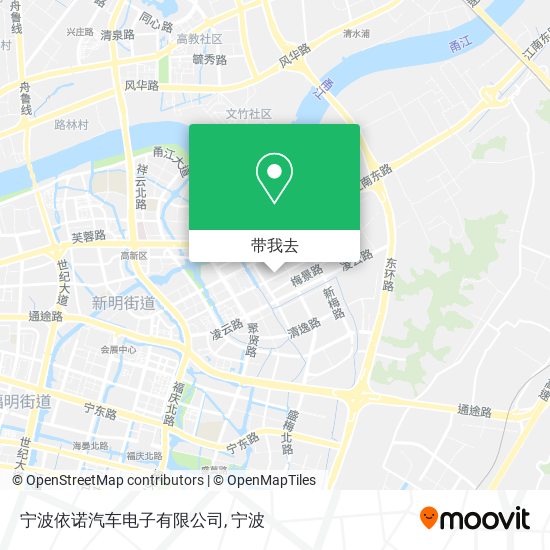 宁波依诺汽车电子有限公司地图