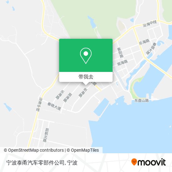 宁波泰甬汽车零部件公司地图