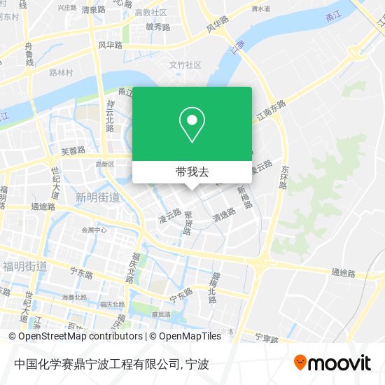 中国化学赛鼎宁波工程有限公司地图