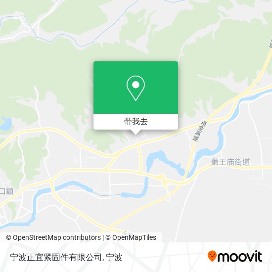 宁波正宜紧固件有限公司地图