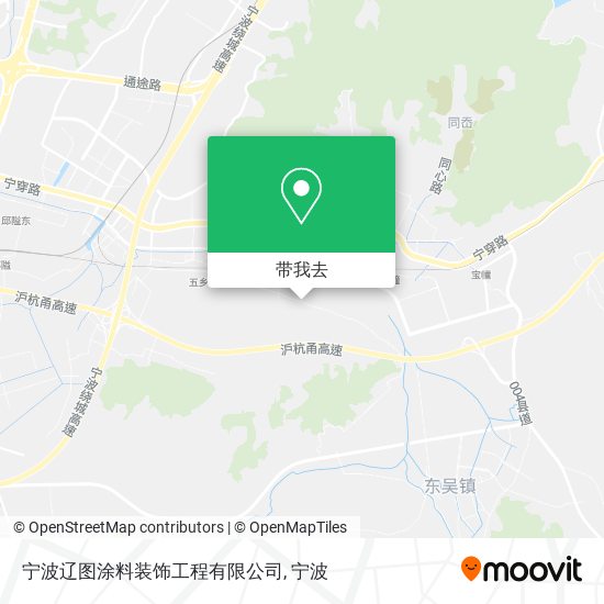 宁波辽图涂料装饰工程有限公司地图