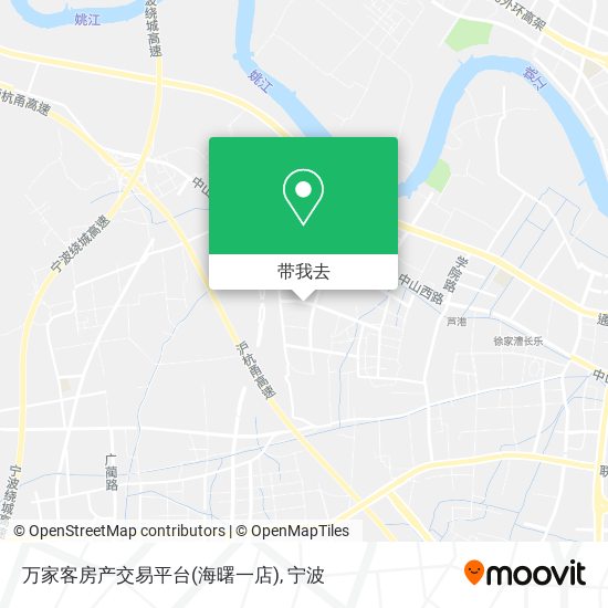 万家客房产交易平台(海曙一店)地图