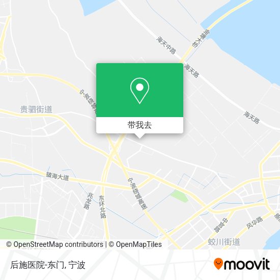 后施医院-东门地图
