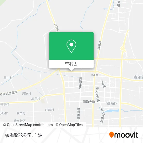 镇海骆驼公司地图