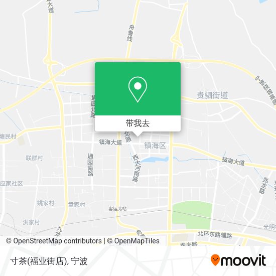寸茶(福业街店)地图