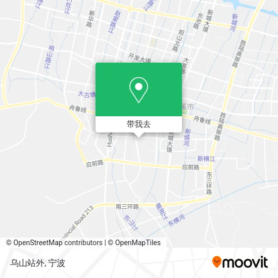 乌山站外地图