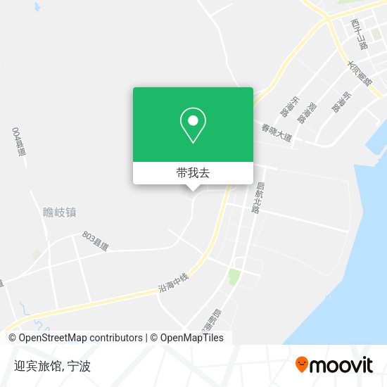 迎宾旅馆地图
